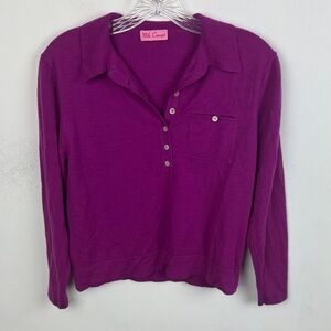 Long Sleeve Polo Top